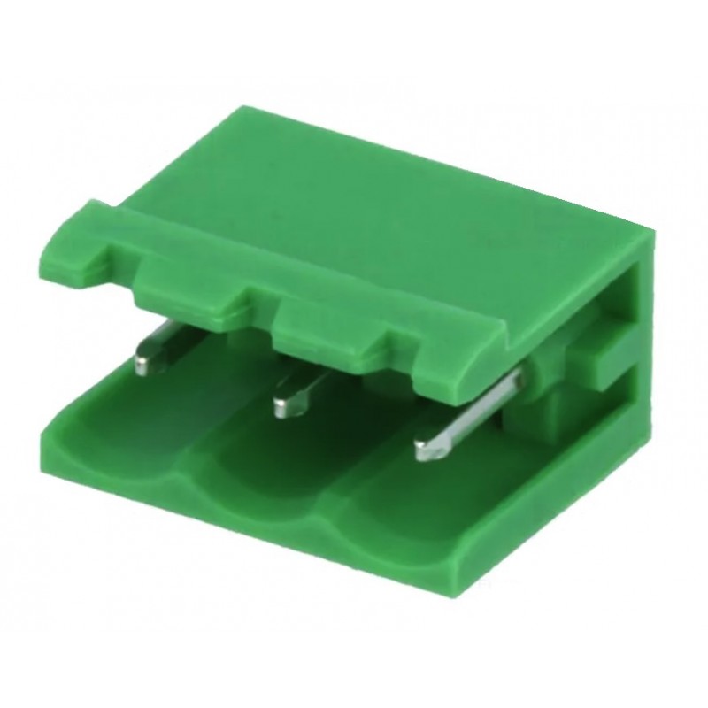 3 Pin REGLETA MACHO RECTA Foto: RVB03