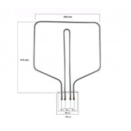 TEKA RESISTENCIA HORNO Foto: 38TK0012-3
