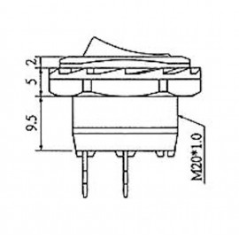 INTERRUPTOR BASCULANTE Foto: R1945B-2