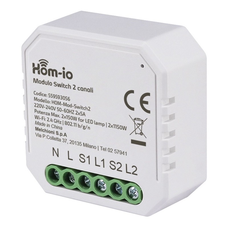 10A 2 CANALES INTERRUPTOR WIFI Foto: 559593056