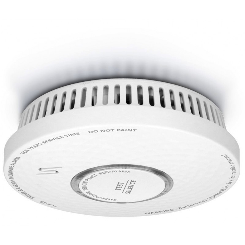 DETECTOR DE HUMOS Y MONOXIDO DE CARBONO Foto: HOG093