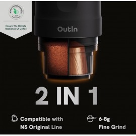 OUTIN NANO EXPRESSO PORTATIL GRIS Foto: OUTINGRIS-3