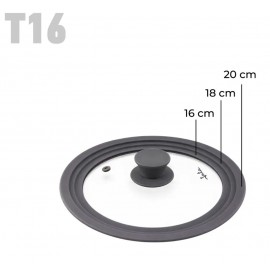 16cm TAPA PARA SARTEN Foto: T16-2